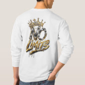 T-shirt Conception de luxe Couronne d'Or Sans Limites (Dos)