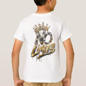 T-shirt Conception de luxe Couronne d'Or Sans Limites (Dos)