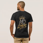 T-shirt Conception de luxe Couronne d'Or Sans Limites (Dos entier)
