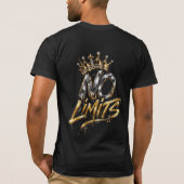 T-shirt Conception de luxe Couronne d'Or Sans Limites (Dos)