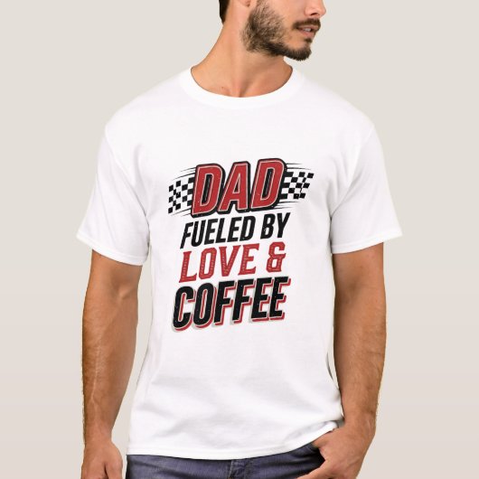 T-shirt Conception de maillot de course pour papa alimenté (Devant)