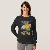 T-shirt Conception de maillot de joueurs de baseball de so (Devant entier)