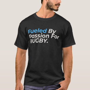 T-shirt Conception de maillot passionnée de rugby