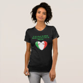 T-shirt Conception de maison est l'étreinte d'une mère ita (Devant entier)