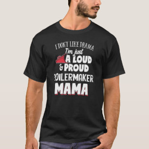 T-shirt Conception de maman Boilermaker - Maman forte et f