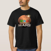 T-shirt Conception de Mars 3 Hex (Devant)