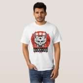 T-shirt Conception de Masque Oni Japonais (Devant entier)