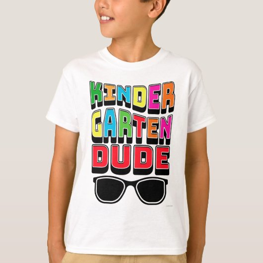 T-shirt Conception de mec de maternelle cool Design de vib (Devant)