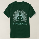 T-shirt Conception de méditation Vipassana Nice (Design devant)