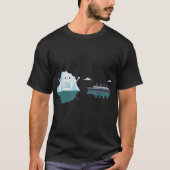 T-shirt Conception de mème de câlins gratuits Iceberg drôl (Devant)