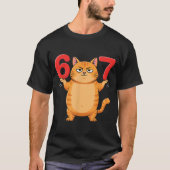 T-shirt Conception de mème de chat mignon 67 (Devant)