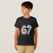 T-shirt Conception de mème de chat mignon 67 (Devant entier)