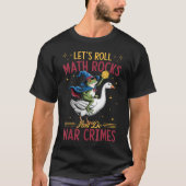 T-shirt Conception de mème de grenouille oie DnD chaotique (Devant)