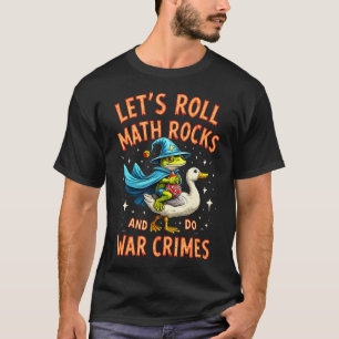 T-shirt Conception de mème de table Frog Wizard Chaos Roll