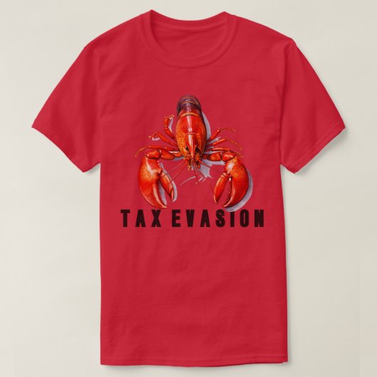 T-shirt Conception de mème d'évasion fiscale (Design devant)