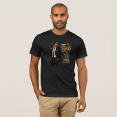 T-shirt Conception de mentalité de patron | Graphique de l (Devant entier)