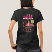 T-shirt Conception de mentalité de patron | Graphique de l (Dos)