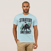 T-shirt Conception de mentalité de trading haussier ou émo (Devant entier)