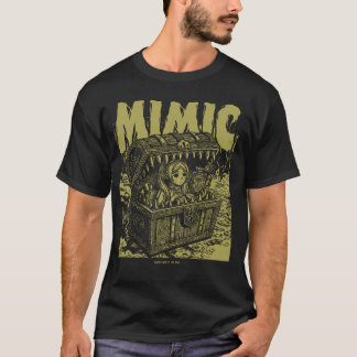 T-shirt Conception de métal imitatif