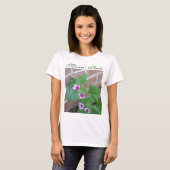 T-shirt Conception de mode du jardin de Miriam de Janz (Devant entier)