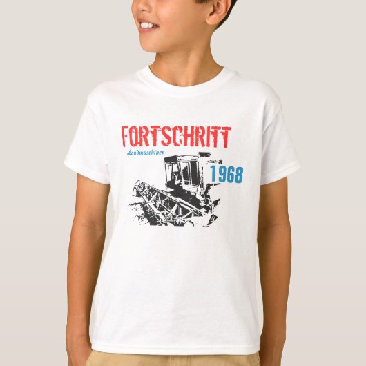 T-shirt Conception de moissonneuse-batteuse (Devant)