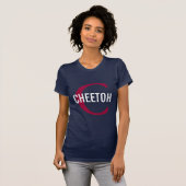 T-shirt Conception de monogramme de chat de Cheetoh (Devant entier)