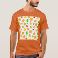 Conception de motif de fruits exotiques