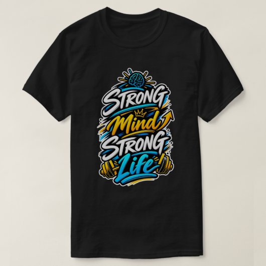 T-shirt Conception de motivation pour la forme physique d' (Design devant)