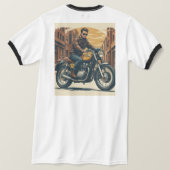 T-shirt conception de moto (Design dos)