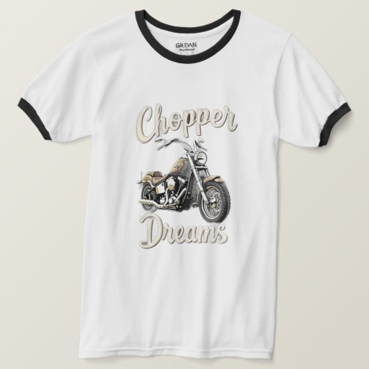 T-shirt conception de moto (Design devant)