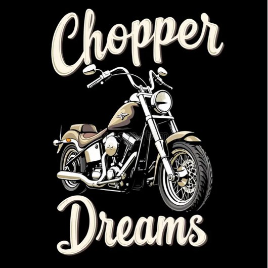 T-shirt conception de moto