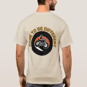 T-shirt Conception de moto audacieuse (Dos)
