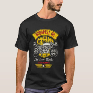 T-shirt Conception de moto rétro à Budapest HU