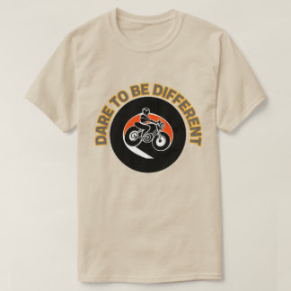 T-shirt Conception de motocycle en gras