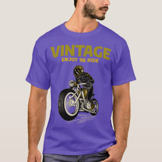T-shirt Conception de motos style vintage amis