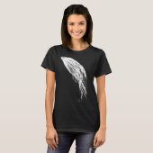 T-shirt conception de mouche de pêche (Devant entier)