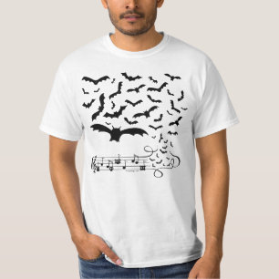 T-shirt Conception de musique de batte