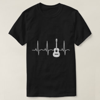 T-shirt Conception de musique de ligne de battement de cœu