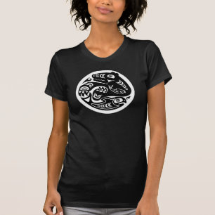 T-shirt Conception de Natif américain d'ours et de