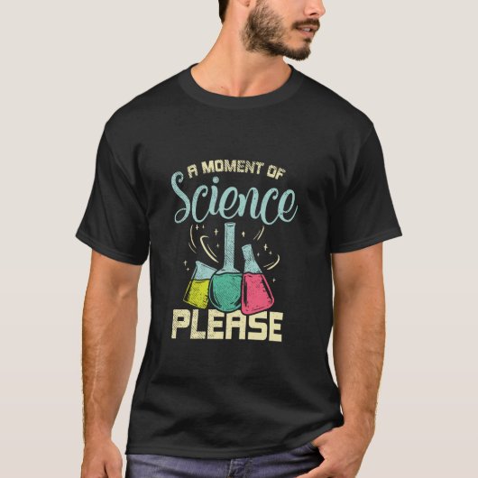 T-shirt Conception de nerd de science pour l'amateur de ch (Devant)