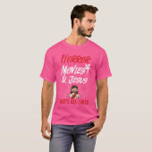 T-shirt Conception de nerd d'horreur pour une fille amatri (Devant entier)