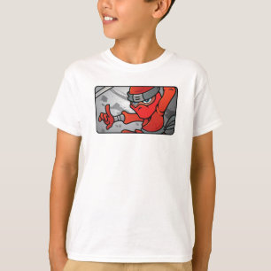 T-shirt Conception de Ninja Rouge personnalisable