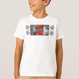 T-shirt Conception de Ninja rouge personnalisable et d'éto