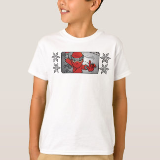 T-shirt Conception de Ninja rouge personnalisable et d'éto