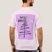 T-shirt conception de Noël (Dos)