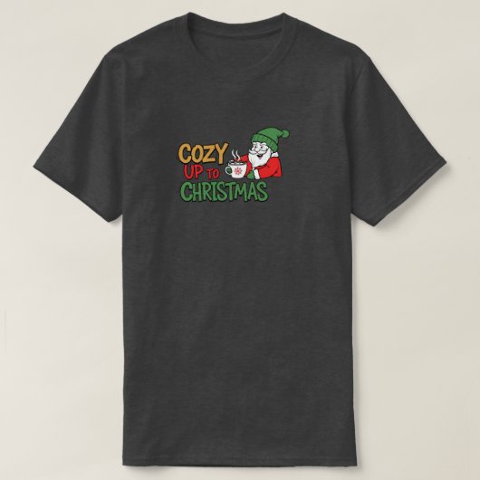 T-shirt Conception de Noël Cosy (Design devant)