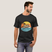 T-shirt Conception de nom Kai Retro Sunset (Devant entier)