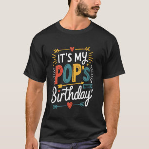 T-shirt Conception de nostalgie boho C'est l'anniversaire