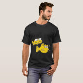T-shirt Conception de nouveau piercing pour poisson (Devant entier)