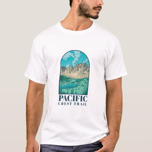 T-shirt Conception de Pacific Crest Trail (Devant)